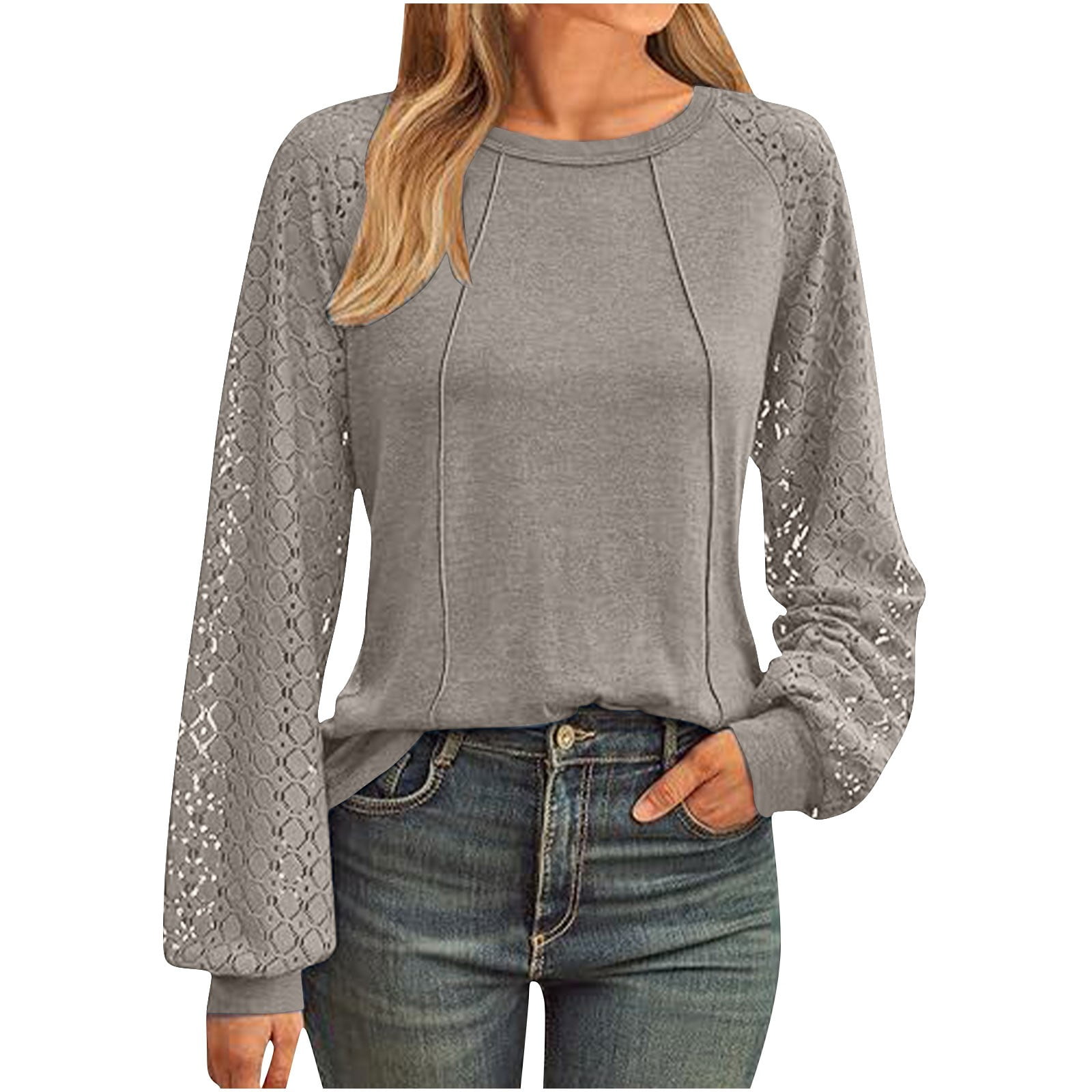 PI 50 off Womens Long Sleeve Shirts Business Casual Tops