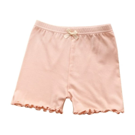 CaComMARK PI Baby Girl Clothes Summer 3-12 Years Shorts Bottoms Cotton Safety Pants Leggings Underwear Toddler Outfit Children Gifts Cheapest Items on Sale Pink