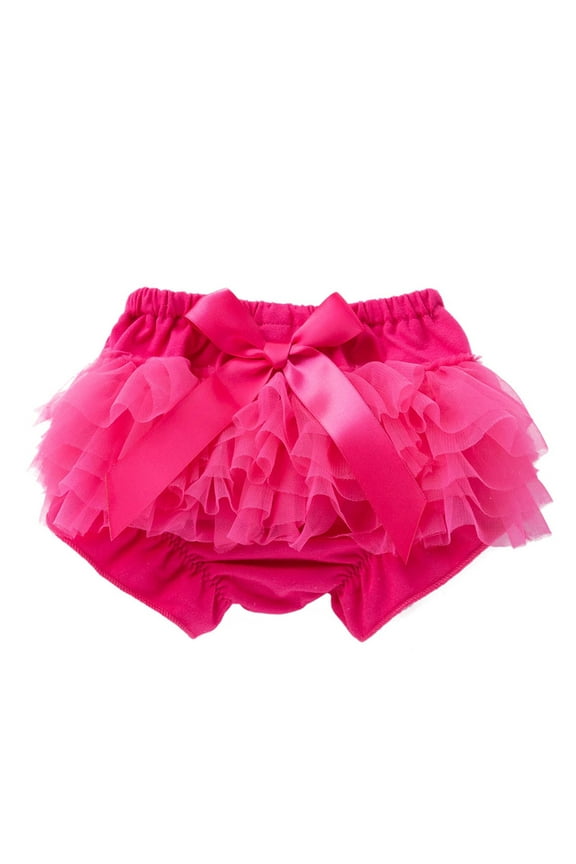 Baby Girl Clothes Summer Newborn Cute Solid Color Casual Bubble Shorts Briefs Tutu Shorts Toddler Outfit Children Gifts Cheapest Items on Sale Hot Pink