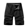 thumbnail image 1 of CaComMARK PI Cargo Shorts for Men Casual Workwear Shorts Loose Summer Outdoor Sports Pants Half Shorts Pants Black 10(XL), 1 of 7