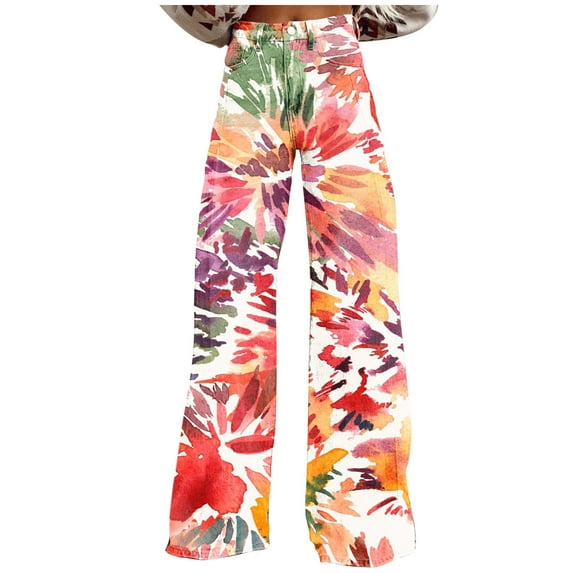 CaComMARK PI Jeans for Women Y2k High Waisted Boyfriend Denim Pants Baggy Wide Leg Stretchy Bootcut Flare Jeans