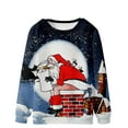 thumbnail image 1 of CaComMARK PI Men's Ugly Christmas Sweaters - Funny Christmas Sweaters for Men - Fun Winter Pullovers Black, 1 of 5