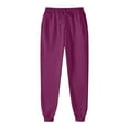 thumbnail image 1 of CaComMARK PI Women's Sweatpants Casual Drawstring Elastic Waist Jogger Pants Solid Color Sports Fitness Pants with Pockets 8(L), 1 of 2