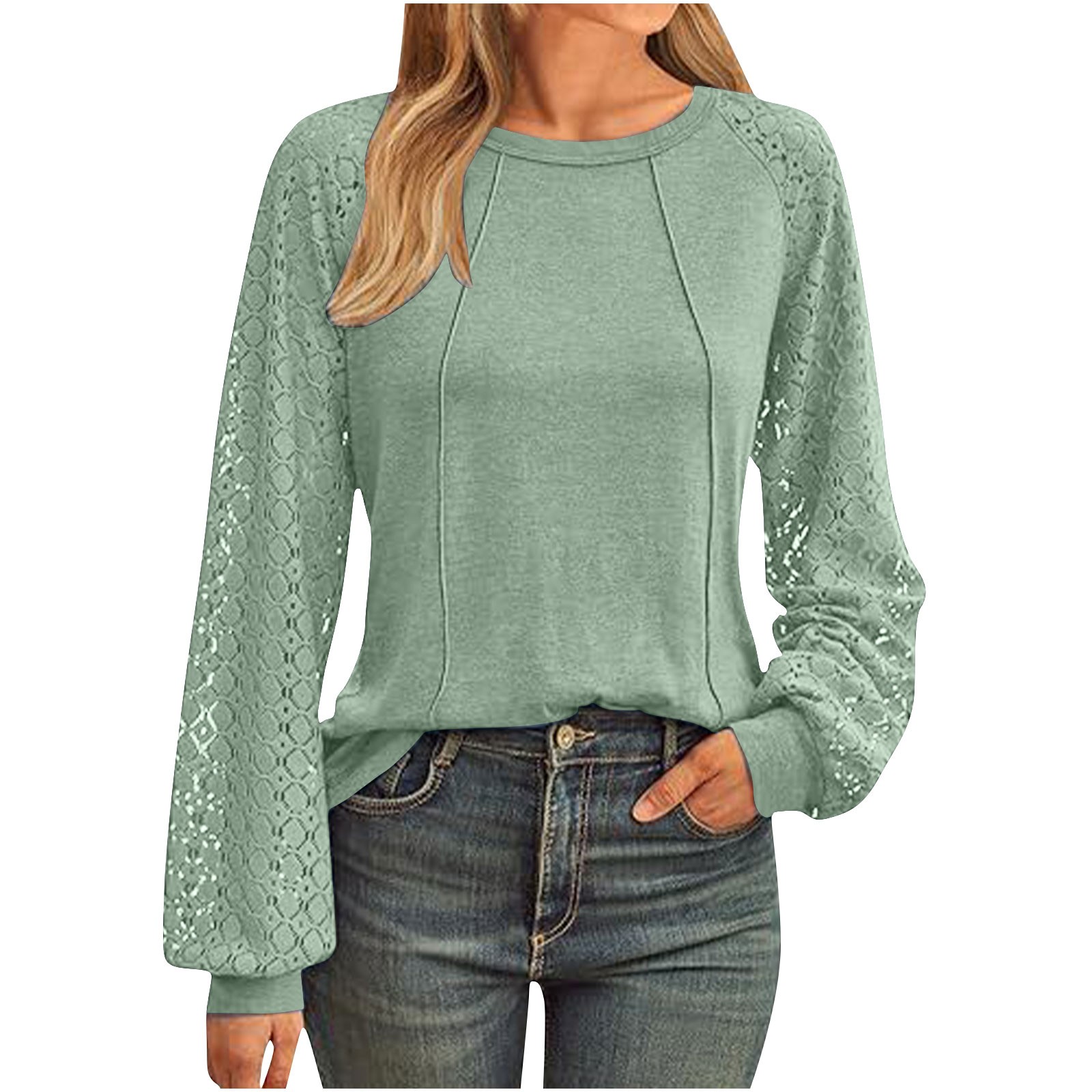 PI Clearance Womens Long Sleeve Shirts Business Casual Tops