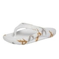 thumbnail image 1 of CaComMARK PI Couple Women Men Sandals Orthotic Flip Flops Arch Support Soft Thong Slippers White, 1 of 9