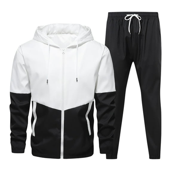 CaComMARK PI Men's Athletic 2 Pieces Tracksuit Casual Full Zip Jogging Sweat Suit Workout Sports Set Sportswear Sales Today Prime Only