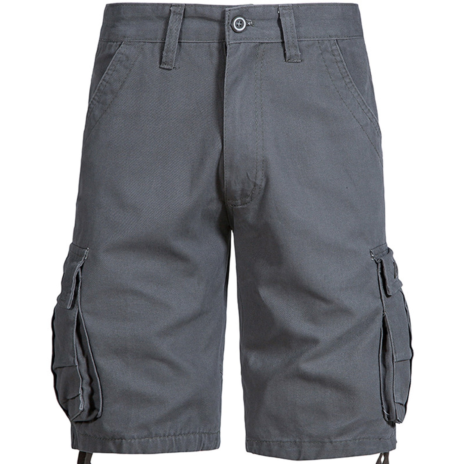 CaComMARK PI Men's Shorts Clearance Mid-Waist Work Shorts Multi-Pocket ...