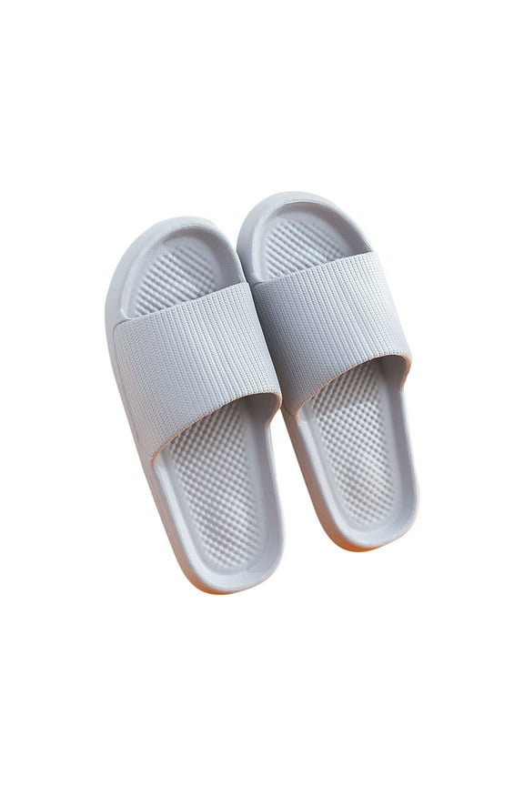 Slippers for Women and Men | House Slides Shower Sandals | Indoor Non-Slip House Slippers Sale Items Cheapest on Sale Gray 7.5(40)