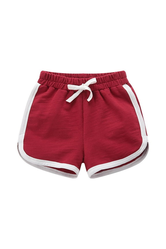 Toddler Boy Girl Shorts Summer Casual Cotton Shorts Beachwear Sports Shorts 2-15T Baby Children Gifts Cheapest Items on Red