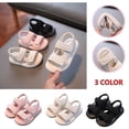thumbnail image 1 of CaComMARK PI Toddler Boys Girls Sandals Summer Shoes Kids Sandals Beach Shoes Soft Sole Toe Crash Sandals Roman Sandals Gift for Children Cheapest Items on Sale Pink 5-6T, 1 of 4