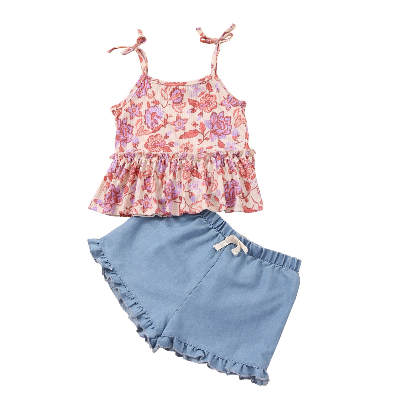 PI Toddler Girl Clothes Clearance Summer Cute Outfits Casual