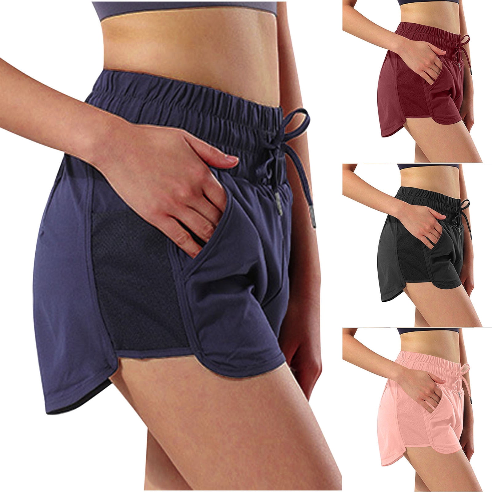 PI Women's Athletic Shorts Clearance Summer High Waisted