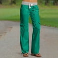 PI Women's Cargo Pants Clearance Comfortable Cropped Leisure