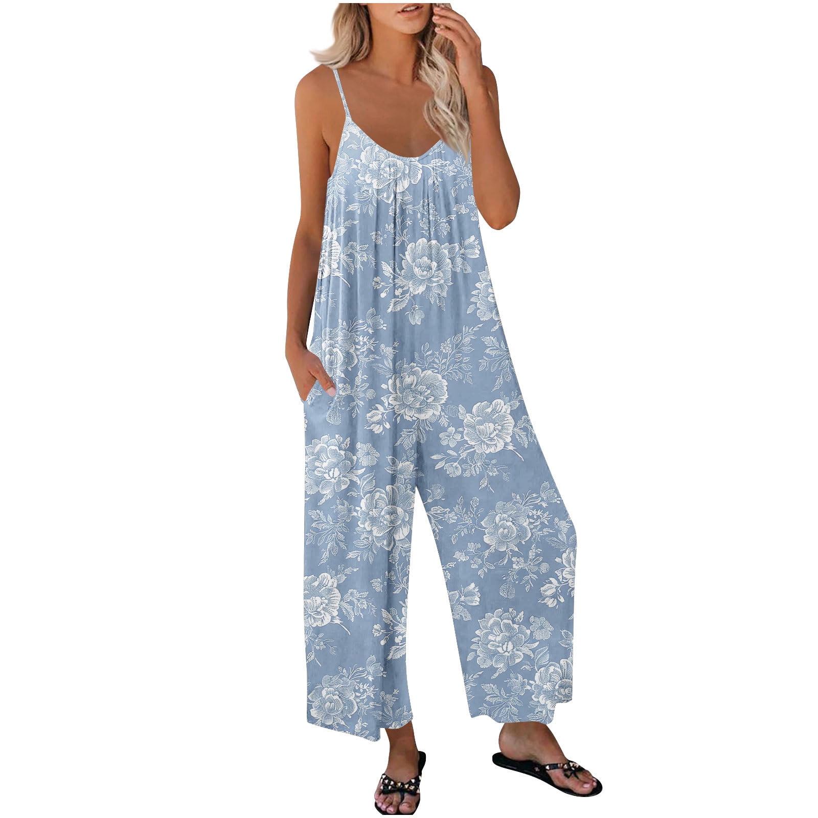 CaComMARK PI Women's Jumpsuit Clearance 2025 Summer Fashion Casual