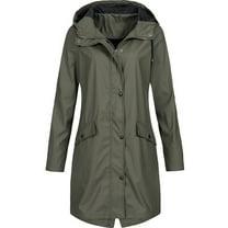 CaComMARK PI Women's Rain Jacket Lightweight Waterproof Packable Rain Coat with Hooded Windproof Adjustable Windbreaker OutdoorToday Deals of the Day