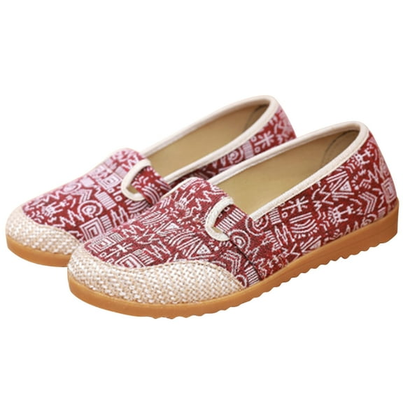 CaComMARK PI Womens Shoes Casual Wide Width Round Toe Slip ons Comfy Flat Shoes Mother's Day Gifts Cheapest Items on Sale Camouflage