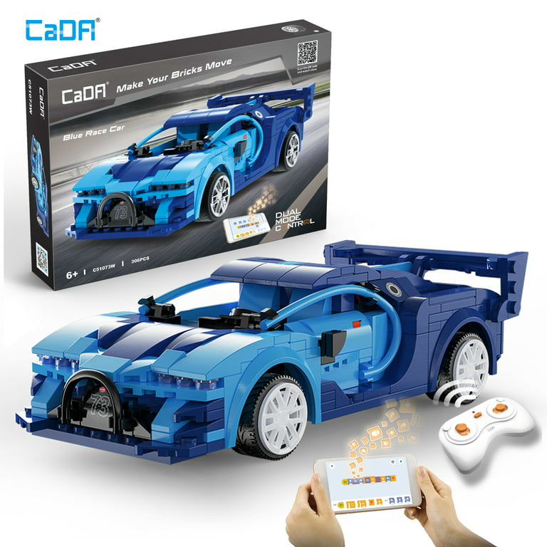 CaDA® Blue Phantom Supercar Programmable Remote Control Sports Car
