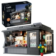 CaDA  Landscape series Coffee House Model Building Block Toy C66005W Building Kit for Kids 768 Pieces