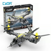 CaDA  Military Series Tiltrotor Aircraft Model Building Block Toy C61076W1424Pieces