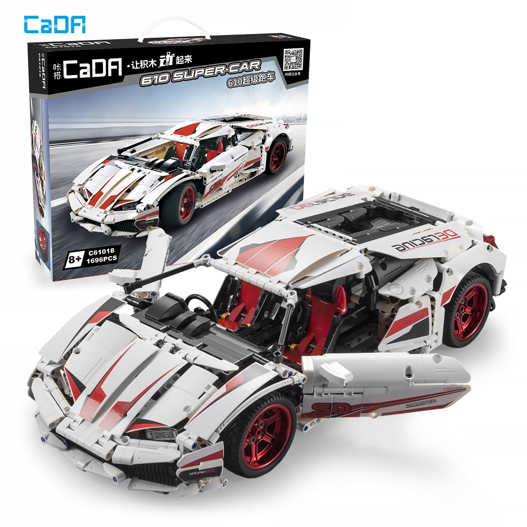 CaDA® SPEED series LP610 Supercar Model Building Block Toy C61018W