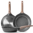 thumbnail image 1 of Caannasweis 3 PCS Non-Stick Frying Pan Set,8”, 9.5”, 11” Skillet Compatible with All Stovetops, 1 of 6