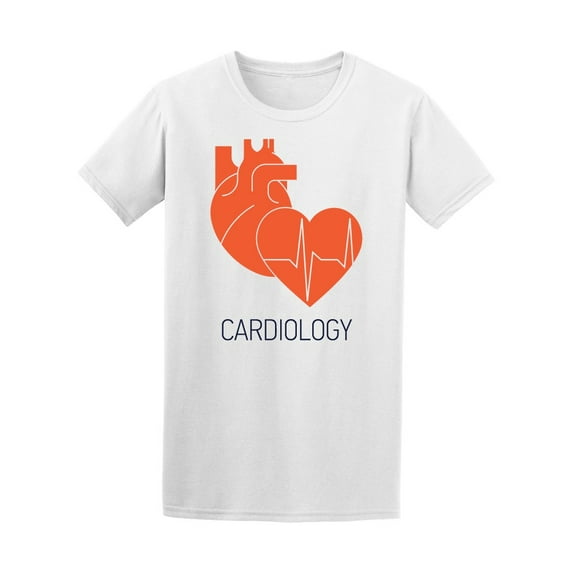 Caardiology Heart Health Care T-Shirt Men -Image by Shutterstock, Male Medium