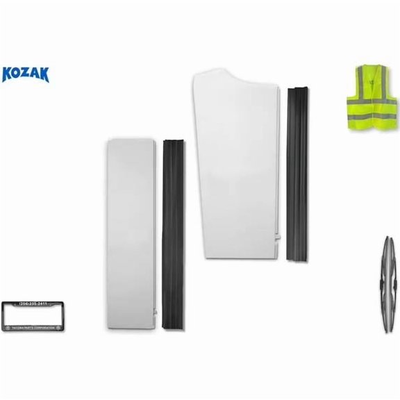 Cab Cabin Upper and Lower Sleeper Fairing w/ Extensions Set for Left Side Compatible with Freightliner Cascadia 2008-2016