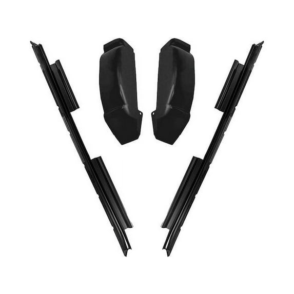 Cab Corner and Rocker Panel Kit 4 Piece - Compatible with 2007 Chevy Silverado 1500 Classic Crew Cab Pickup