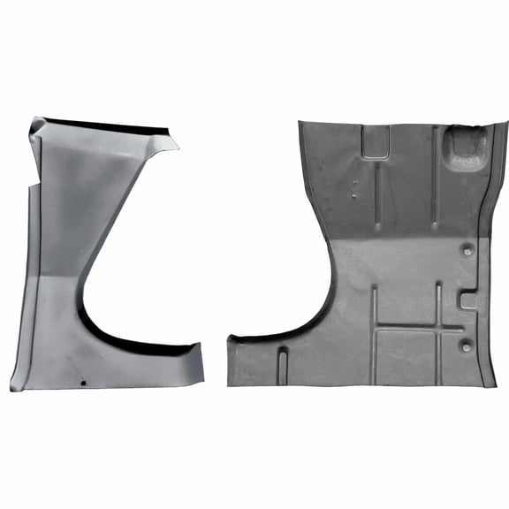 Cab Floor Front Section - PAIR. Fits 71-01 Dodge Van