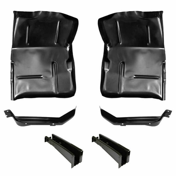 Cab Floor Pan Floor Brace & Floor Support Kit. Fits 73-91 Chevrolet Blazer, 73-91 Chevy Suburban, 73-87 Chevrolet Pickup Truck CK, 73-87 GMC Pickup Truck CK and fits more vehicles listed below.