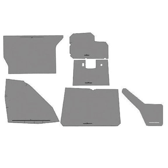 Cab Foam Cab Kit without Headliner - Gray fits Case IH 7110 7120 7130 7140 7150