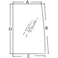 thumbnail image 1 of Cab Glass - Door Rear Upper Sliding fits John Deere 330 230LCR 80 370 270LC 200 160LC 750 110 450 330LC 230 200LC 270 230LC 120 550 fits Hitachi, 1 of 1