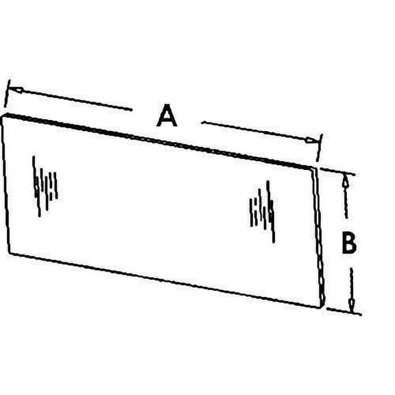 Cab Glass - Lower Rear Window fits Case IH 5120 5130 5140 5220 5230 5240 5250 1981934C1