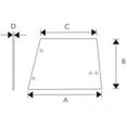 thumbnail image 1 of Cab Glass - Right Hand or Left Hand Side Window fits John Deere 1640 2040 2040S 2140 3040 3140 3640 1550 1750 1850 1950 2250 2450 2650 2850 L57977, 1 of 1