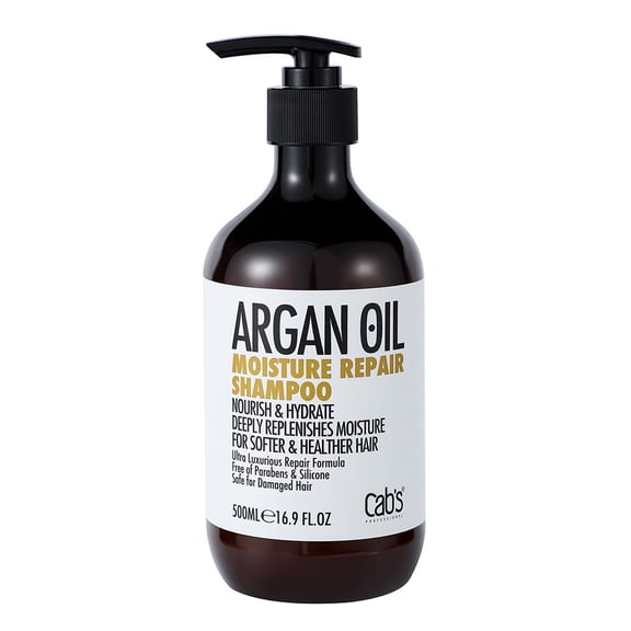 Cab's professional Argan Oil of Morocco Moisturizing Repair Shampoo 16.9 fl oz, Paraben-Free