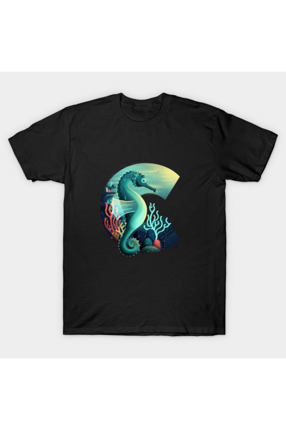 Caballito De Mar Seahorse Spanish Ocean Nature Top Unisex T-Shirt, for men & women, up to size 5XL