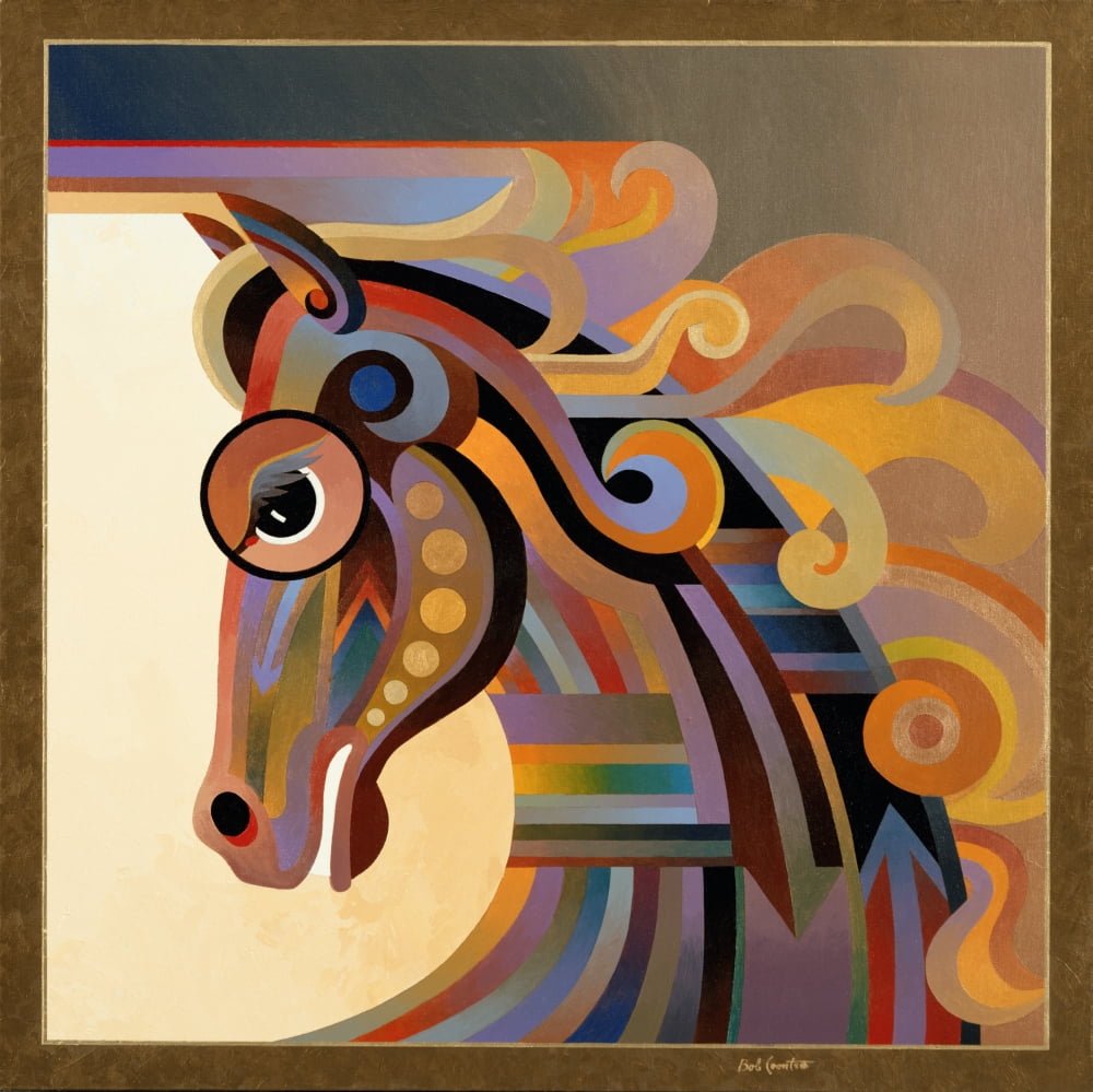 Caballo Canvas Art - Bob Coonts (27 x 27)