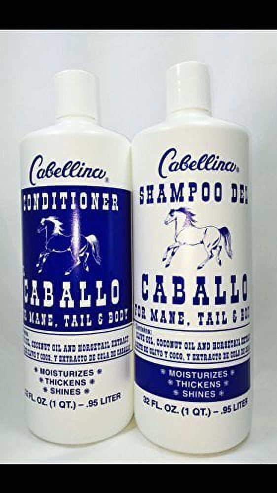 Caballo For Mane, Tale & Body Shampoo & Condioner Set. by Cabellina C39