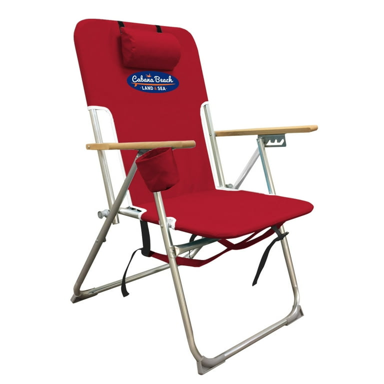 Free Shipping Cabana Beach High Weight Capacity Beach Chair Walmart