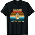 thumbnail image 1 of Cabana Boy At Your Service Pool Party Mens Gift Funny Creative Graphic T-Shirt, 1 of 3