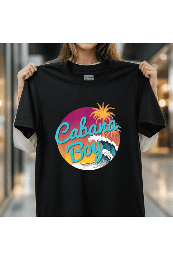 Cabana Boy Fun Colorful Graphic Design Novelty Unisex T-Shirt, S - 5XL