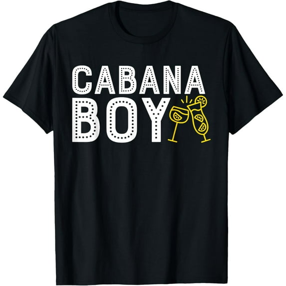 Cabana Boy T Shirt Funny Pool Boy Cocktail Shirt T-Shirt