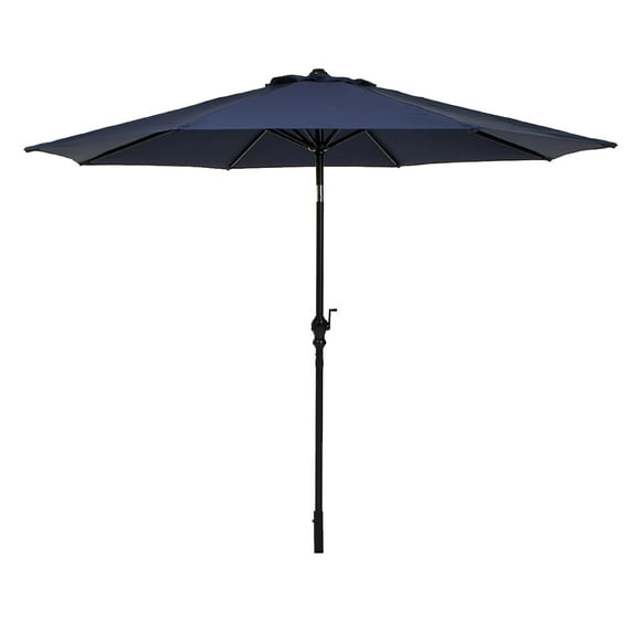 Cabana Life 2.50" Navy Round Market Patio Umbrella, UV Resistant