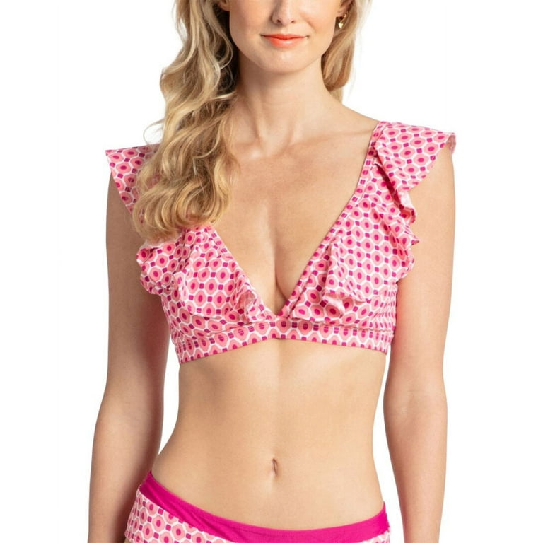 Floral Gables Ruffle Tie Back Bikini Set Floral Gables Ruffle Tie Back Bikini Set