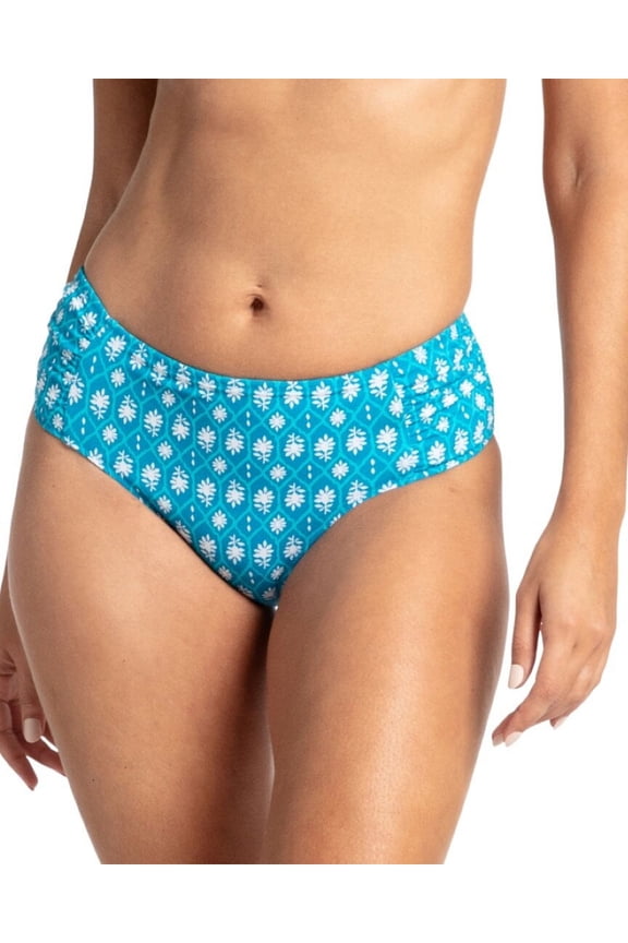 womens  Palm Valley Reversible Ruched Bikini Bottom, XL