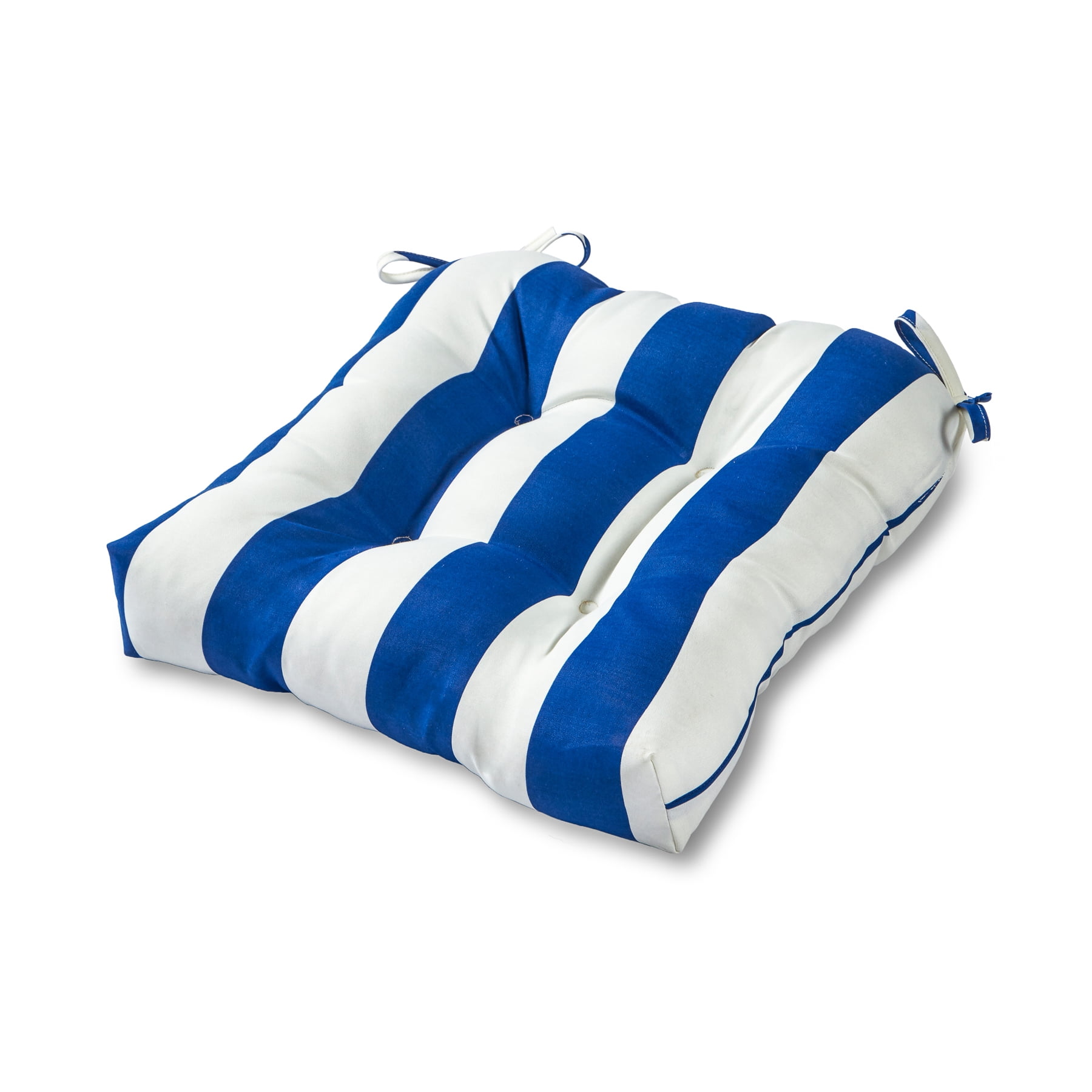 Cabana Stripe 20 Square Plush Outdoor Chair Cushion