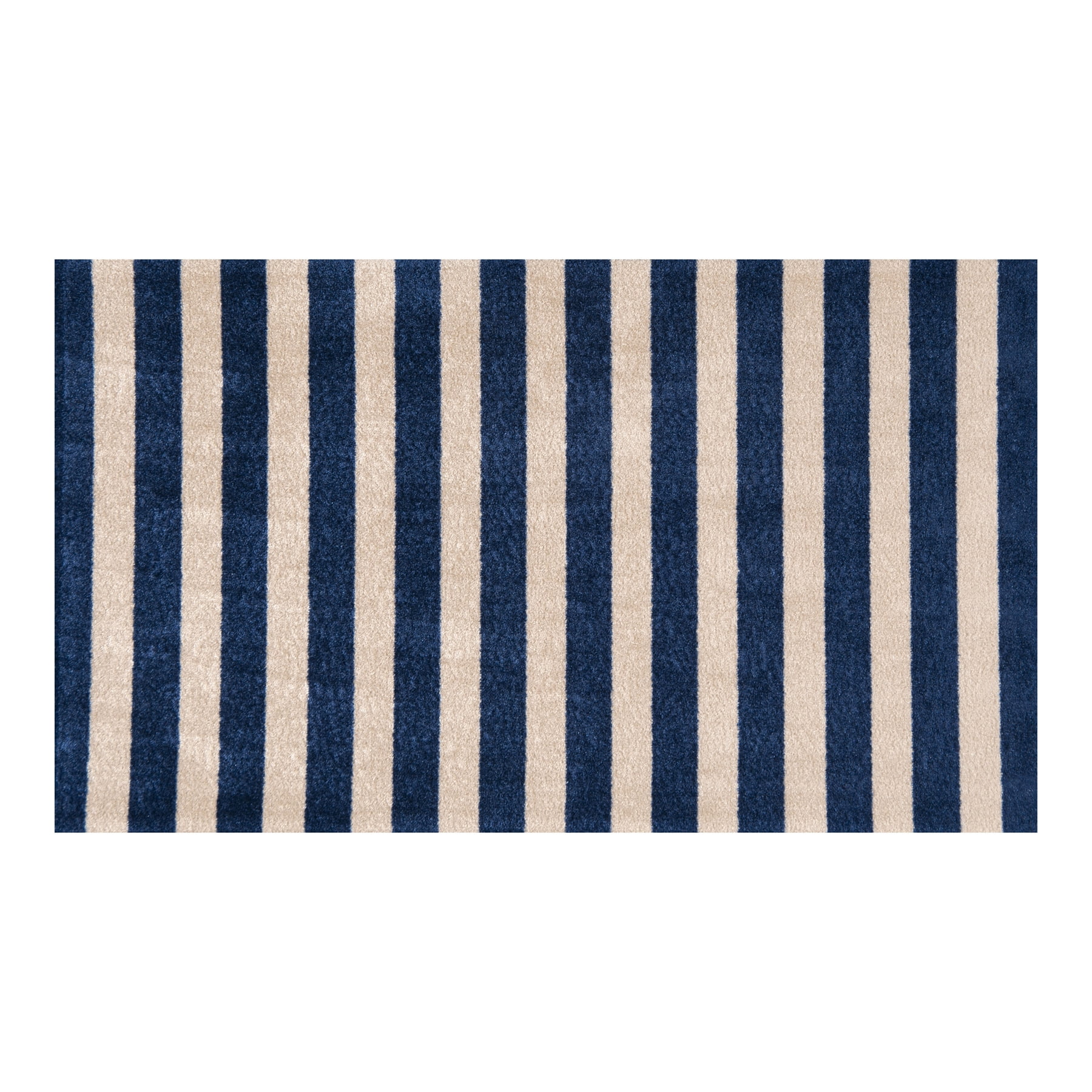 Cabana Stripe Navy Medium Floor Mat - Walmart.com