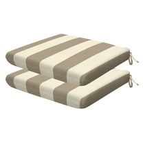 Cabana Stripe Tan Universal Seat Cushion (2-Pack)