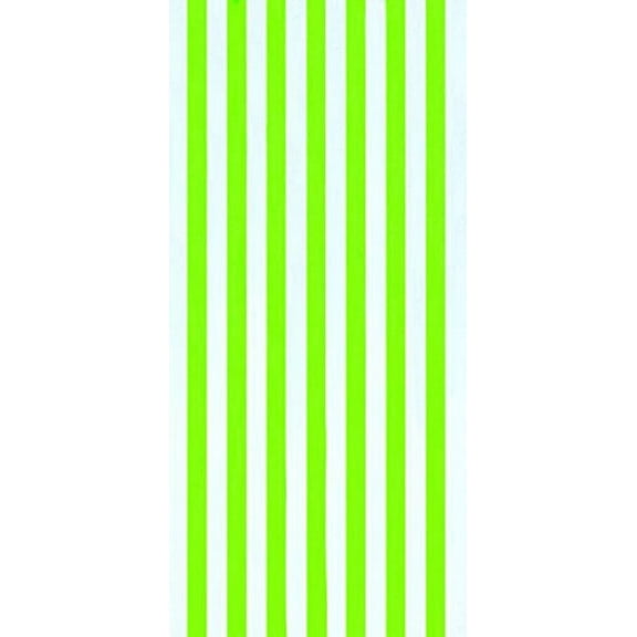Cabana stripes light green color velour brazilian Resort Beach towel 30x60 inches