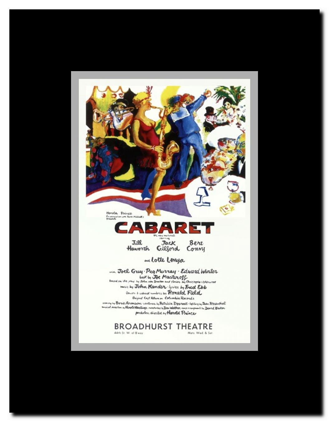 Cabaret (Broadway) Framed Movie Poster